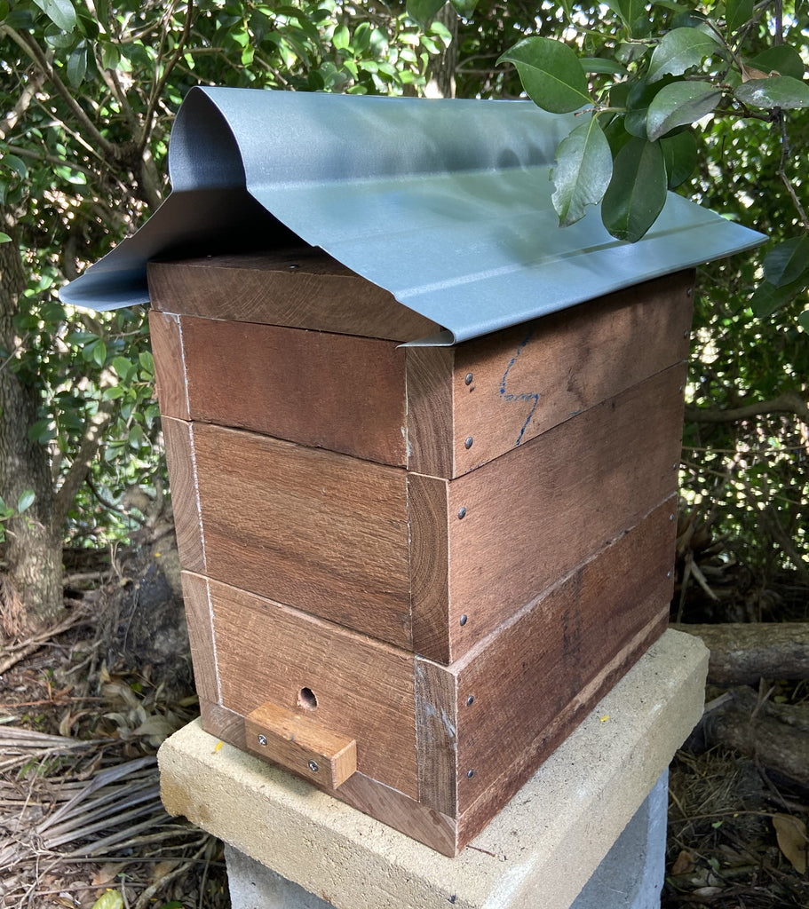 Hardwood honey OATH hive