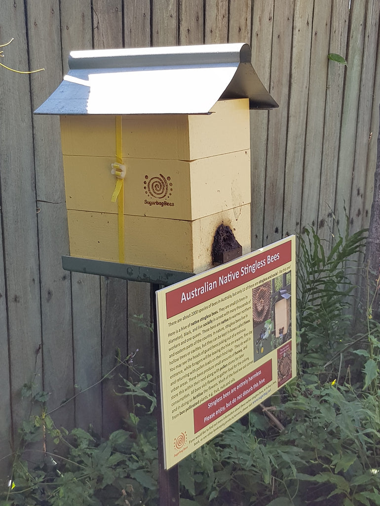 Native Stingless Bee signage